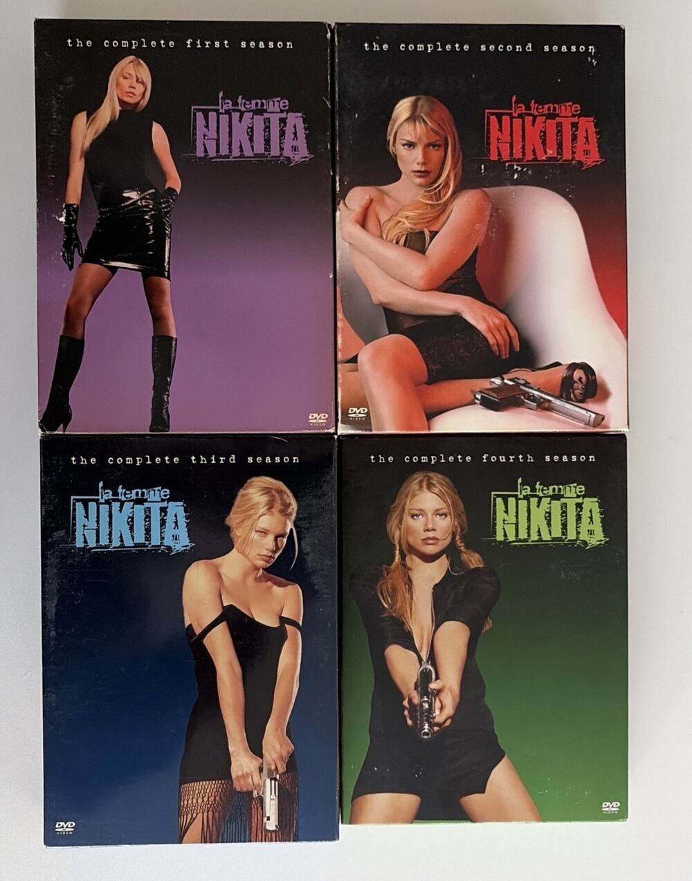 La Femme Nikita Complete Series DVD Seasons 1-4 Set Peta Wilson WB 1990s TV Show